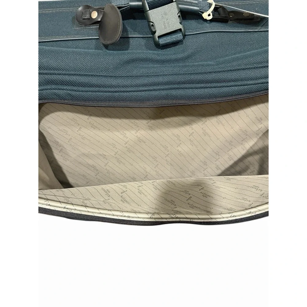 Atlantic Army Green Nylon Rolling Garment Suitcase Luggage Size 24